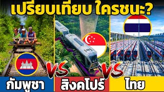 10 ยก เปรียบเทียบ กัมพูชา VS สิงคโปร์ VS ไทย ใครใหญ่ ใครชนะ? (จัดเต็ม)