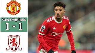 #Manchester Ütd vs Middles 1-1 All Goals & Highlights FA CUP 2022