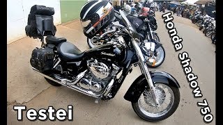 Testei uma Honda Shadow 750 2006 - Minhas impressões