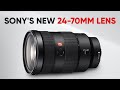 Sony Introduces World's First 24-70mm f/2.0 Lens