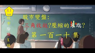 股市變盤:三角收斂?壓縮的末端?-均線開始糾結?高檔整理的末端?[SJ理財團隊]