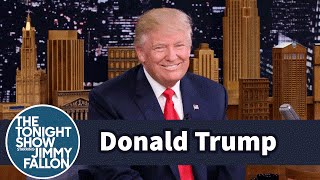 Donald Trump Talks Media Coverage, Polls and His Vocal Transformation