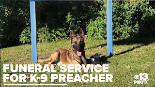 Funeral service held for fallen Maine State Police K-9 Preacher