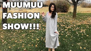 Muumuu Fashion Show!!!