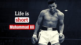 Don't waste your life - Muhammad Ali Best Inspirational Speech