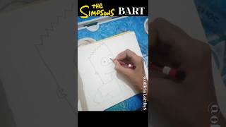 BART SIMPSON DRAWING|| HOW TO DRAW SIMPSONS || DRAWING A SIMPSONS #shorts #viral #ytshorts #simpsons