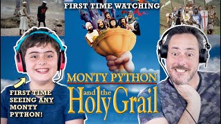 MONTY PYTHON AND THE HOLY GRAIL (1975) FIRST TIME WATCHING - MOVIE REACTION! LEG