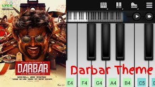 DARBAR Theme | Rajinikanth BGM | Easy Piano Tutorial | Anirudh