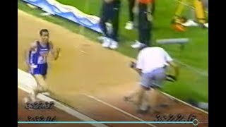 Noureddine  Morceli  wins  1500m  with  a  great  Finish  3',27,52 Monaco 25.7,1995