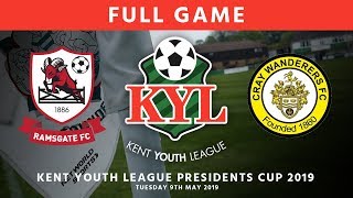 FULL GAME: Kent Youth League Presidents Cup Final 2019