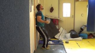 54kg Replica Inch Dumbbell Curl Against Wall + 3kg / some reps with 54kg Inch