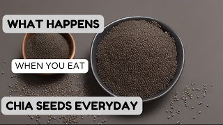 Eat CHIA SEEDS Everyday for a MONTH and See What Happens to Your Body| CHIA SEEDS for Weight Loss