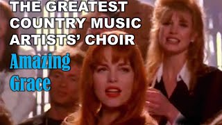 The GREATEST COUNTRY MUSIC ARTIST' CHOIR singing "Amazing Grace" (1994)