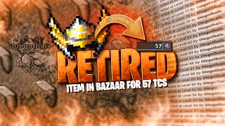 HE WAS UNFAIRLY BANNED AND PUT THE WINGED HELMET IN THE BAZAAR FOR 57 TCS #Tibiaferumbrinha