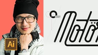 Logo Design Critique: Custom Lettering. How to Draw Monoline M in Illustrator