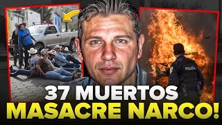 💥¡37 MU3RT0S! BRUTAL TOPÓN Entre Harfuch Y Sicarios De \