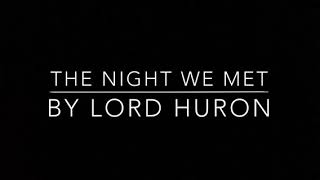The Night We Met Karaoke Higher Key