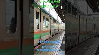 【墜落インバータ】E231系1000番台茅ヶ崎駅発車シーン