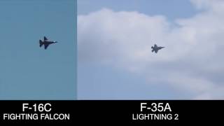 F 16 vs F 35 Turn Comparison