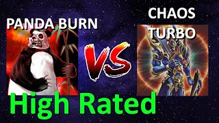 Panda burn vs Chaos turbo | High Rated | Goat Format | Dueling Book