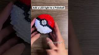 Pokeball with LED light inside #shorts #pokemon #pokeball