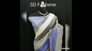 Raw Silk Saree With Khadi Weaving Pallu With Royal Tassels n Khadi  Weaving Border With Blouse