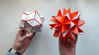 How To Make Origami Revealed Flower Pop Up Star