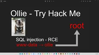 Ollie - TryHackMe - SQL Injection - Remote Code Execution - CVE-2022-23046