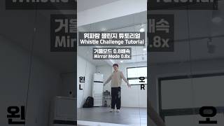 [협찬] 블랙핑크 휘파람 챌린지 튜토리얼 거울모드 0.8배속 | 장소 협찬: ‪@NESTDANCESTUDIO