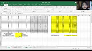 Simulasi pelayanan dan antrian di tempat ramai menggunakan aplikasi excel.