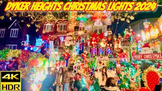 [4KHDR] Dyker Heights Christmas Lights 2024 Brooklyn New York City