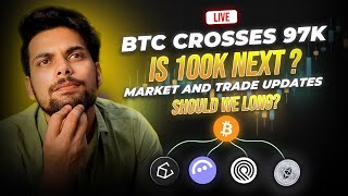 BTC 100K COMING?|BTC READY FOR BIG PUMP SOON?|ALTs UPDATES|TRADES UPDATE|LIVE MARKET ANALYSIS