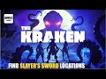 THE KRAKEN BOSSFIGHT MAP FORTNITE - FIND SLAYER'S SWORD LOCATIONS