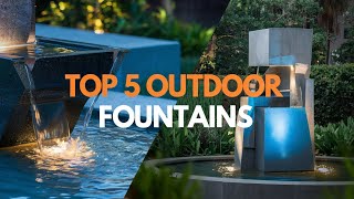 5 Jaw-Dropping Outdoor Fountain Ideas to REVAMP Your Backyard