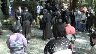 2015.1.25(日)・天満神社「篠原踊（しのはらおどり）」〈2年ぶり再開〉【奈良県指定無形民俗文化財】（奈良県五條市）