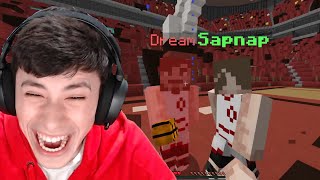 George and Dream play  Minecraft Basketball with Sapnap and Callahan (Full VOD)