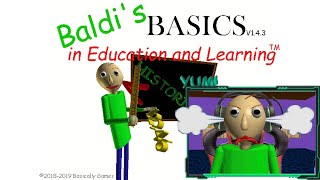 Baldi PLAYS his OWN GAME and RAGES!!!!