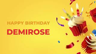 Happy Birthday Happy Birthday DEMIROSE ! - Happy Birthday Song made especially for You! 🥳