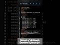 Example of Arithmetic Operators in javascript #arithmeticoperators #example #javascripttutorial