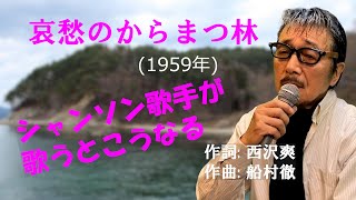 「哀愁のからまつ林」 字幕付きカバー 1959年 西沢爽作詞 船村徹作曲 島倉千代子 若林ケン 昭和歌謡シアター　～たまに平成の歌～