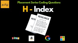 Can We Solve In O(N) Time ? - H-Index - Leetcode 274