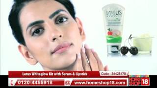 Homeshop18.com - Lotus Whiteglow Kit with Serum \u0026 Lipstick