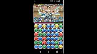 【パズドラ】「チャレンジダンジョン！17」 Lv8 知徳の麗女神・サラスヴァティ  PT ノーコン