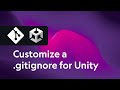 How to set up and configure a .gitignore file for Unity when using version control with Git