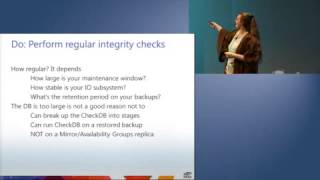SESSION: Dos and Don'ts of Database Corruption (Gail Shaw)