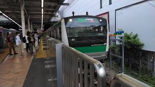 埼京線E233系7000番台ハエ114編成各停新宿行\u0026相鉄10000系10705編成懐かしの若草版各停湘南台行　二俣川駅