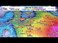 Extended forecast | Major winter storm moving into Colorado