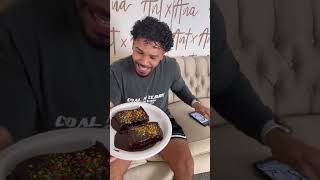 FAKE BROWNIE PRANK ON HUSBAND! 🤣 #shorts