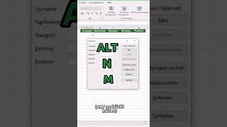 Eingabemaske in Excel erstellen 😷 #shorts