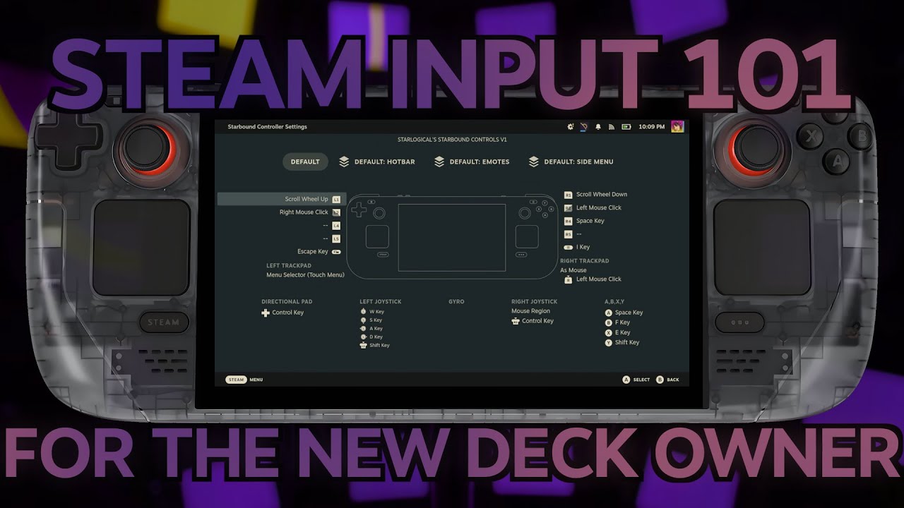 The Steam Deck Masterclass Vol 4 Steam Input Basics Youtube
